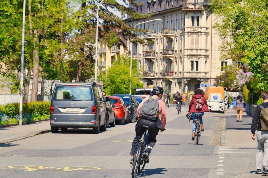 Itinéraire vélo sécurisé en milieu urbain